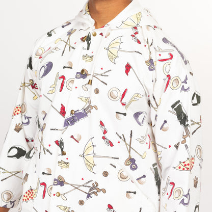Bodega Vintage 90s Golf All-Over Print Hoodie - Medium