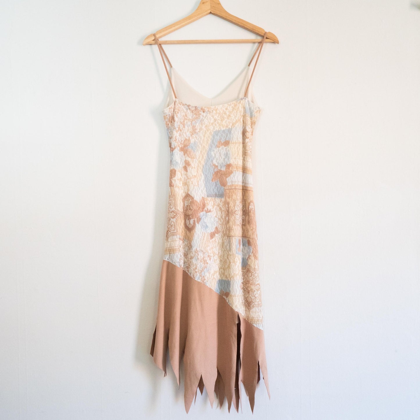 Bodega Vintage Y2K Floral Mesh Hanky Hem Fairy Dress - Small
