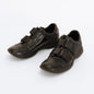 Bodega Vintage Gucci Black Leather GG Velcro Strap Sneakers Size 5